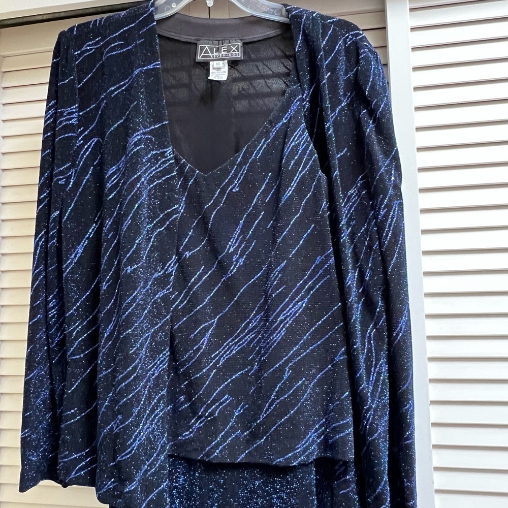 Vintage Alex Evenings Sz 10 Sparking Dress